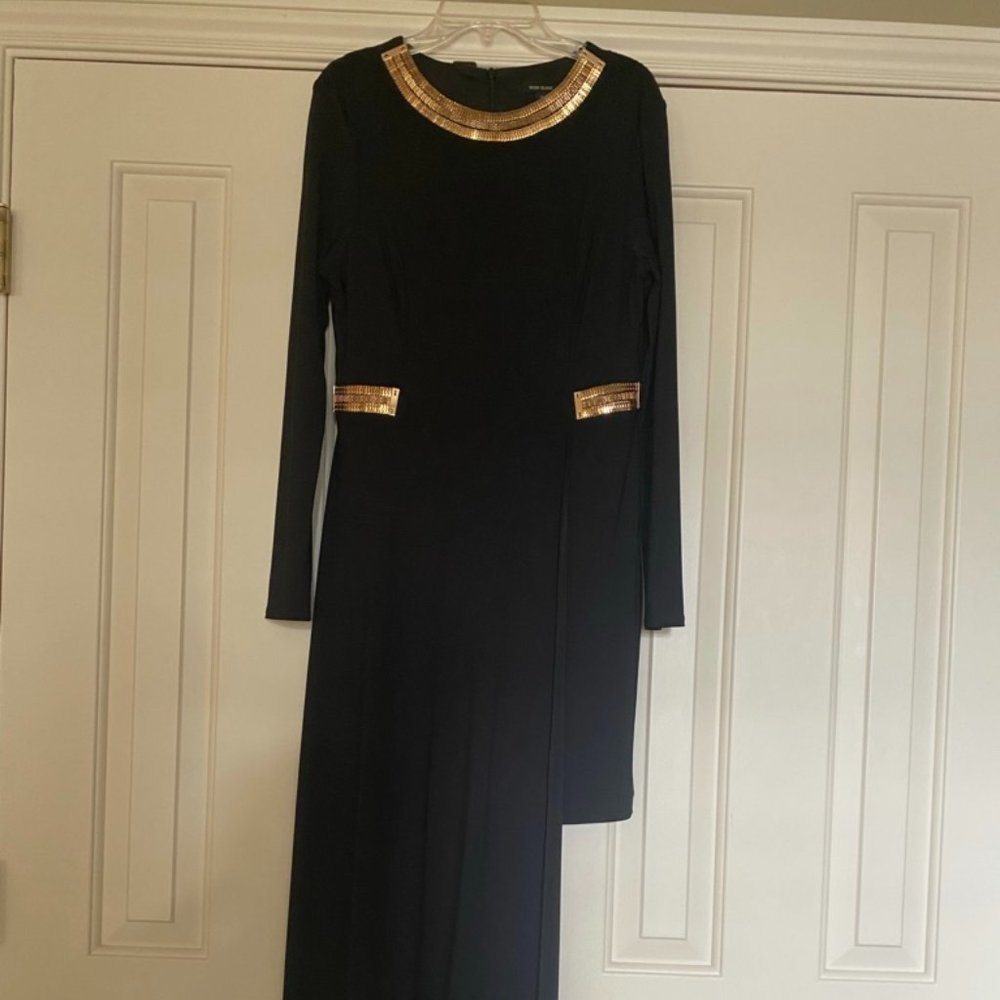 Evening black gown